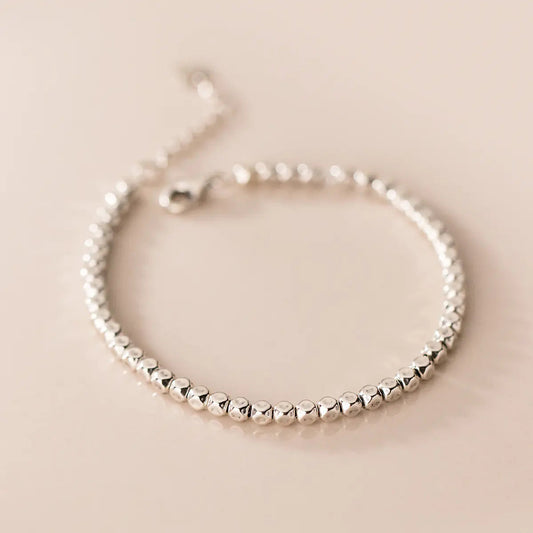Elegant Silver Charm Bracelet